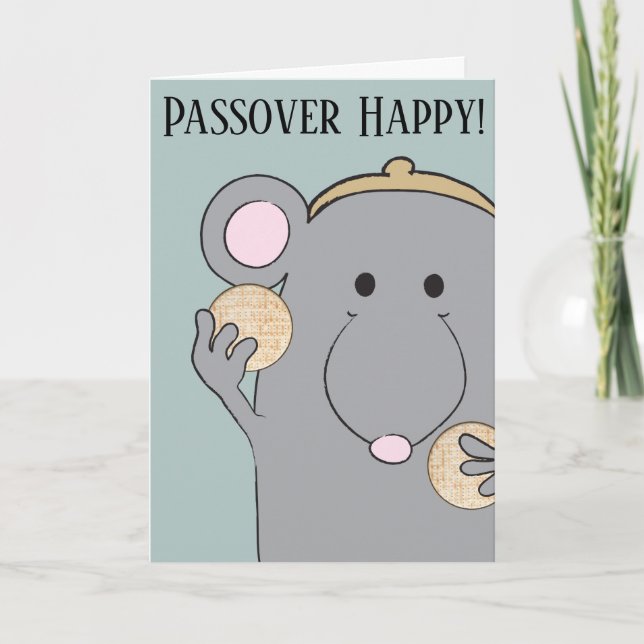 Passover Grußkarte "Matzah, Matzah" Karte (Vorderseite)
