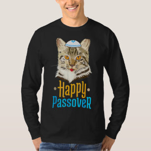 Passover Happy Pessach Katzenruder Judenurlaub T-Shirt