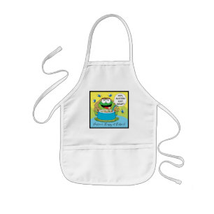 Passover Kids' Apron Got Soup Frog Kinderschürze