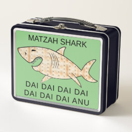 Passover Matzah Shark Dai Anu Metall Brotdose