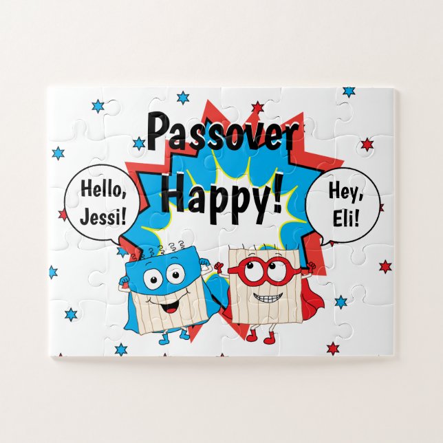 Passover Matzah Super Helden (Horizontal)