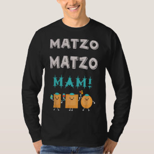 Passover Matzo Matzo Man Jüdische Seeräuberfamilie T-Shirt
