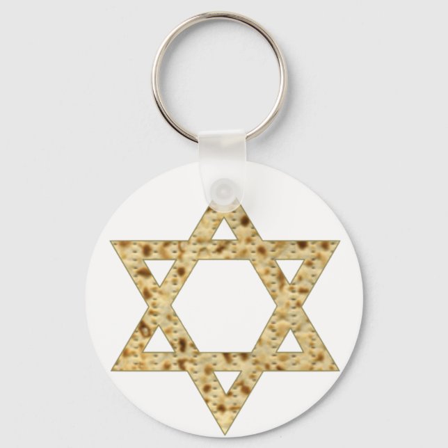 Passover Matzoh Star von David Schlüsselanhänger (Vorderseite)