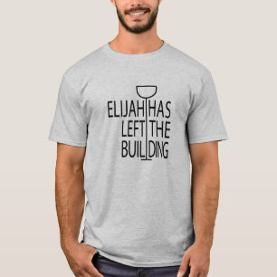 Passover Men Basic Funny T - Shirt Elijah Gebäude