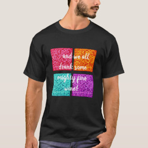 Passover Men Dunkler T - Shirt Mighty Fine Wine