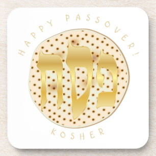 Passover Seder Kosher Pesach Matzah Getränkeuntersetzer
