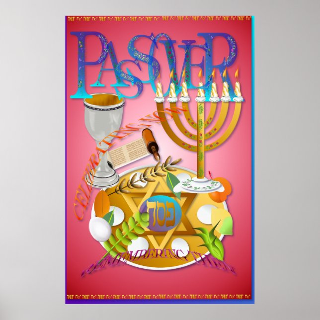 Passover Seder Posters Poster (Vorne)