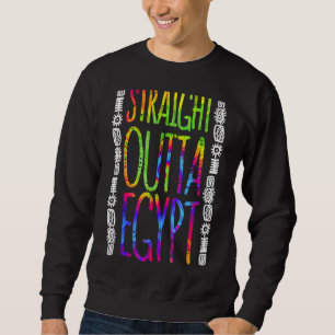Passover Straight Outight aus Ägypten Jüdische Sed Sweatshirt