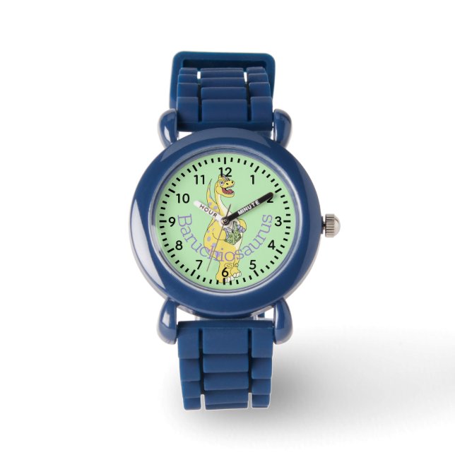 Passover Watch Baruchiosaurus Dinosaurier Armbanduhr (Vorderseite)