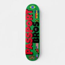 PASSPORT BROS 7 3/4" Skateboard Deck