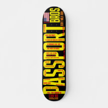 PASSPORT BROSZ 7 3/4" Skateboard Deck