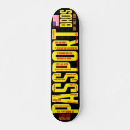 PASSPORT BROSZ 7 3/4" Skateboard Deck