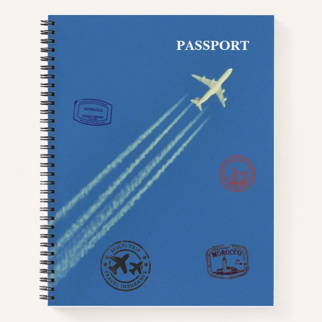Passport-Notebook Notizbuch (Vorderseite)