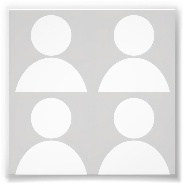 Passport Size Photo Print 2 by 2 Inch Dimension Fotodruck (Vorne)