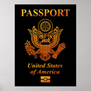 PASSPORT (USA) POSTER