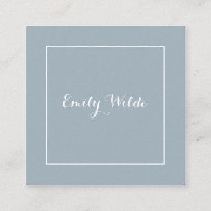 Passt Visitenkarte Blue White BusinessCard