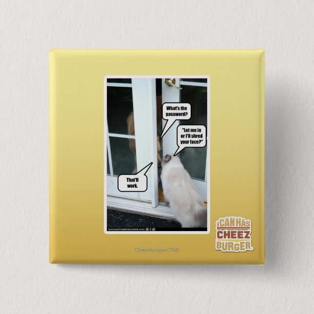 Passwort bitte button (Vorderseite)