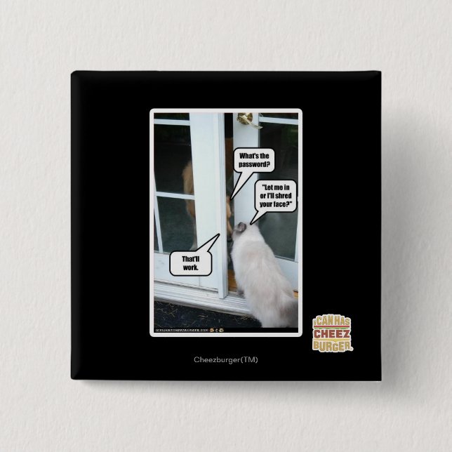 Passwort bitte button (Vorderseite)