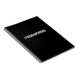 PASSWORT-Notebook Stilvoll Notizblock