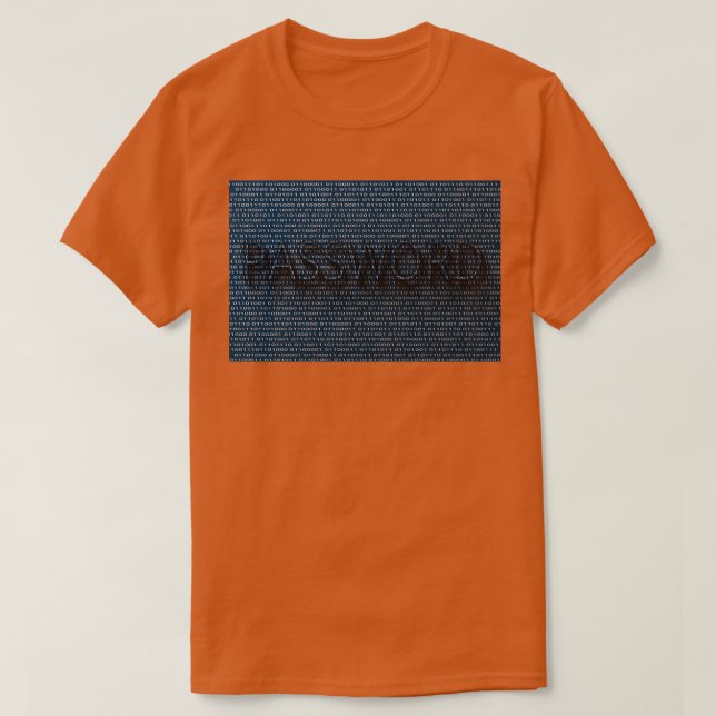 Passwortgeheimnis T-Shirt (Design vorne)
