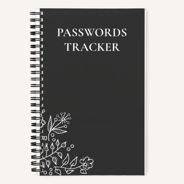 PASSWORTLAGER NOTIZBUCH (Vorderseite)