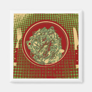 Pasta Ala Pesto! Magnet