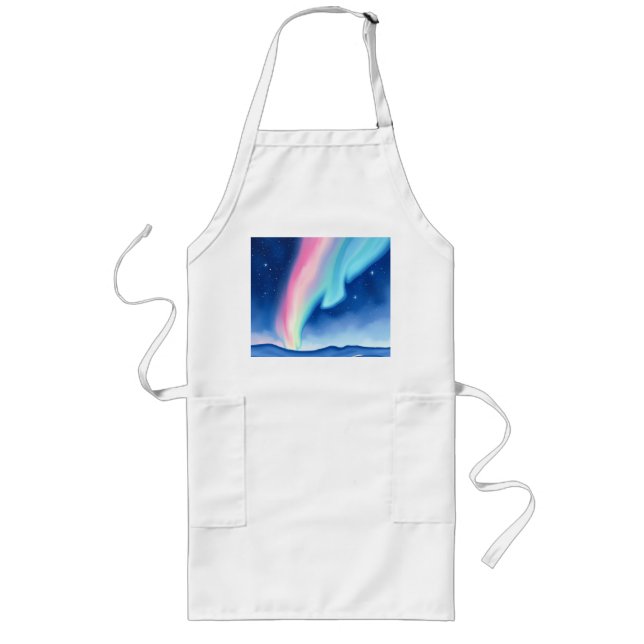 Pasta Aurora Borealis Lange Schürze (Vorne)