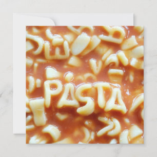 Pasta-Buchstaben Rechtschreibung Pasta