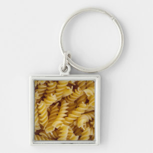 Pasta Fusilli Noodles Schlüsselanhänger