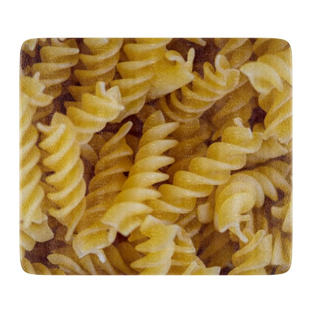 Pasta Fusilli Noodles Schneidebrett (Vorderseite)