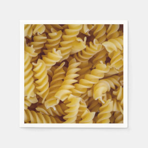 Pasta Fusilli Noodles Serviette