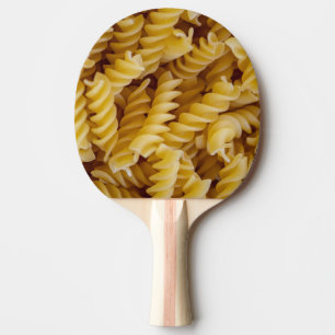 Pasta Fusilli Noodles Tischtennis Schläger