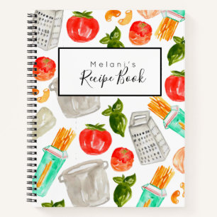 Pasta Italienisches Kochbuch Rezept Notizbuch