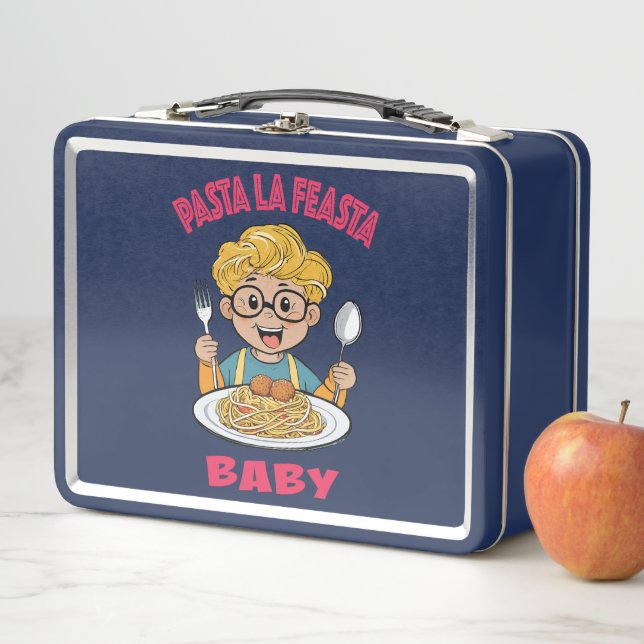Pasta La Feasta Baby Metall Brotdose (Beispiel)
