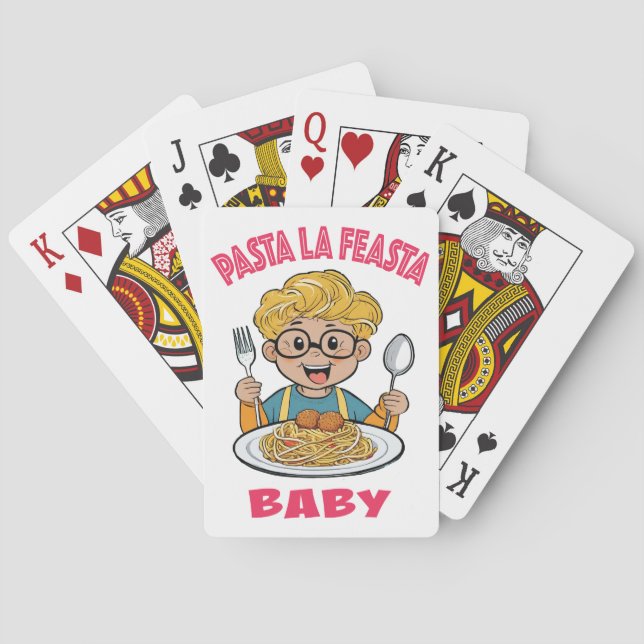Pasta La Feasta Baby Spielkarten (Rückseite)