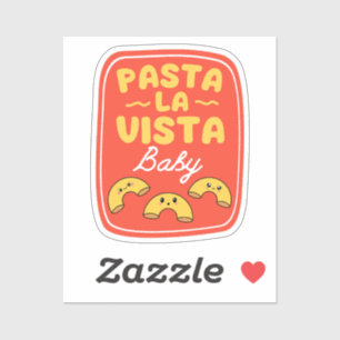 PASTA LA VISTA BABY AUFKLEBER