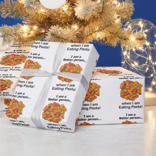 Pasta Macht Mich Besser Lustiger Pasta-Liebhaber Geschenkpapier
