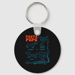 Pasta P Lustiger Dachshund Wiener Hund Pasta Foodi Schlüsselanhänger
