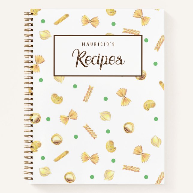 Pasta Polka Dots Rezept Buch (Vorderseite)