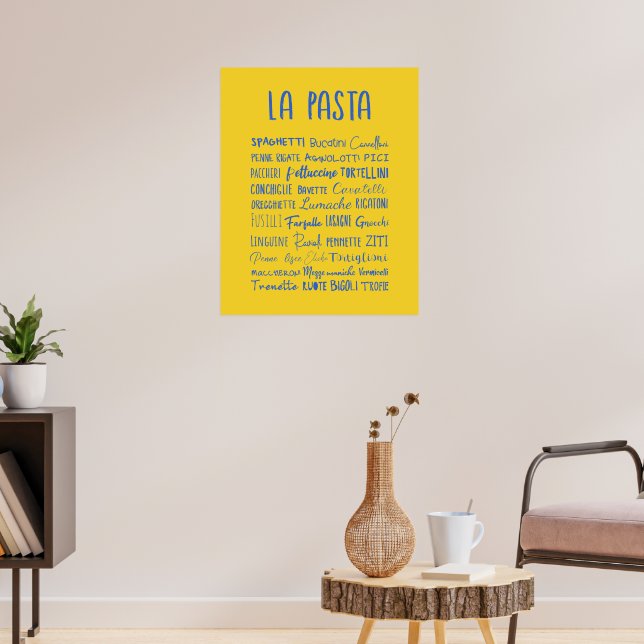 Pasta-Poster Poster (Wohnzimmer 3)