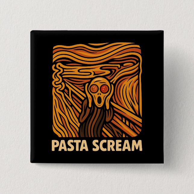 Pasta Scream Art Scream von Spaghetti Button (Vorderseite)