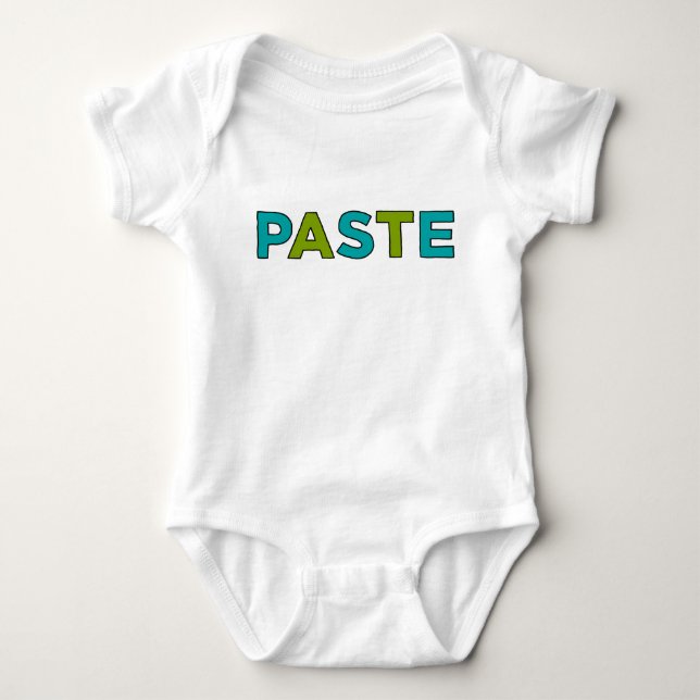 PASTE - Kopieren und Einfügen von zwei Gewinnern Baby Strampler (Vorderseite)