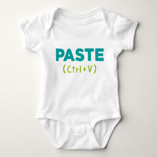PASTE (Strg+V) Kopieren und Einfügen Baby Strampler