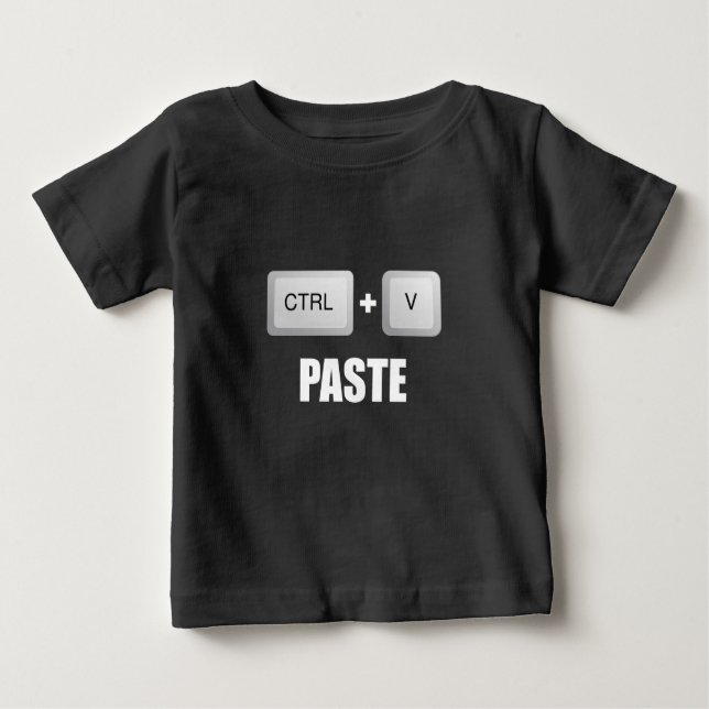 Paste Twins Baby T-shirt (Vorderseite)