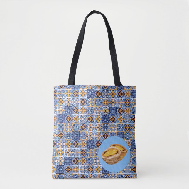 Pasteis de Nata Tiles Tasche (Vorderseite)