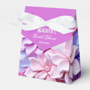 Pastel-3D-Blumenmuster Geschenkschachtel