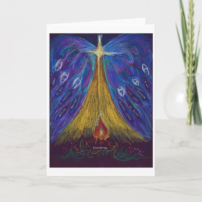 Pastel à l'huile Immanuel de Christina Wert, Carte (Devant)