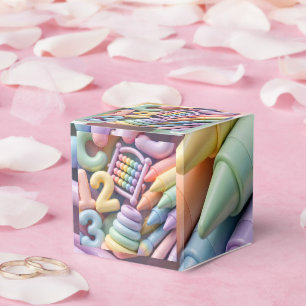 Pastel-ABC-Lern-Flash - Aufgeblasenes 3D-Bildungsm Geschenkschachtel