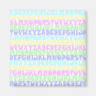 Pastel ABCs Magnet