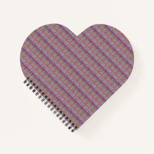 Pastel Abstract Art Heart Notizbuch